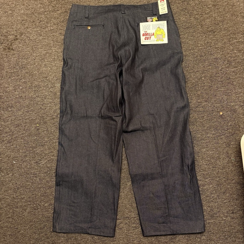 Ben Davis Gorilla Cut Baggy Wide Deadstock 40 X 30 Blue NWT Streetwear